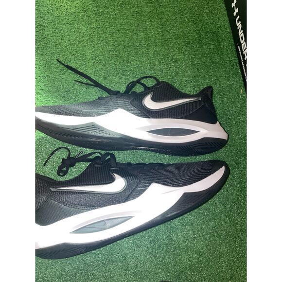 NIKE AIR PRECISION V Basketball/Training Black/White CW3403-003 no lid size 12 - Picture 4 of 7